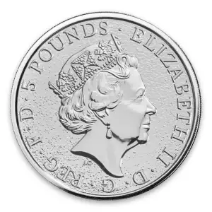 2017 2oz Silver Britain Queen's Beasts: The Dragon