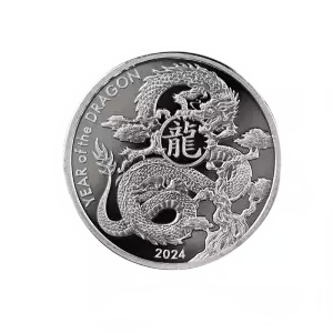 2024 1 oz Asahi Silver Round - Dragon (2)