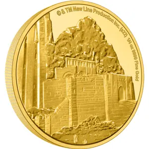 THE LORD OF THE RINGS - 2022 1/4oz  Helms Deep Gold Coin (2)