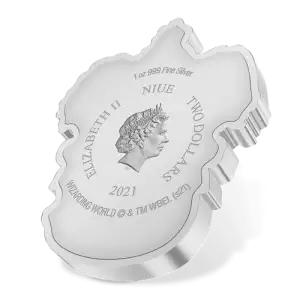 HARRY POTTER- 2021 1oz Gryffindor Crest Silver Coin (2)