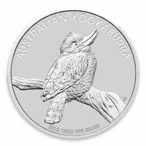 2010 1kg Australian Perth Mint Silver Kookaburra (2)