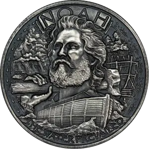 1 oz Silver Round - Noahs Ark (Antique) (2)