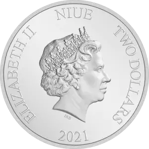 Disney Alice in wonderland - 2021 1oz white Rabbit Silver Coin (2)