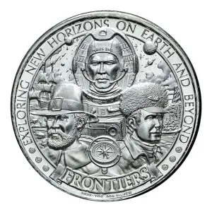 2020 Frontiers 1 oz Silver Round - Westward Ho (2)