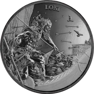 2025 1 oz Ragnarök: Loki Black Silver Coin (2)