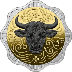 2025 1 oz Malta Maltese Ox BU High Relief Silver Coin (2)