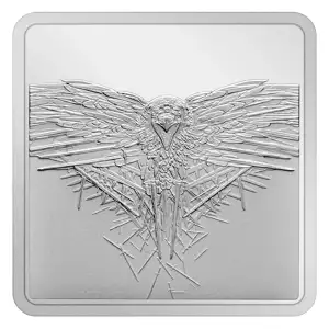 Game Of Thrones - 2022 1oz Three Eyed Raven Silver Medallion (2)