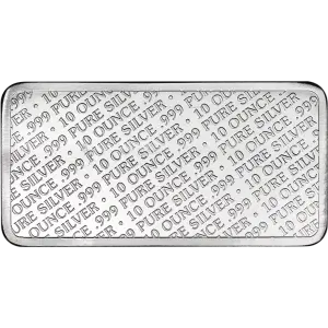 10 oz Silver Buffalo Bar Highland Mint (2)