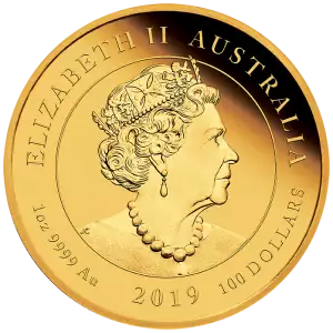 2019 1oz Australian Perth Mint Gold 50th Anniversary - Moon Landing