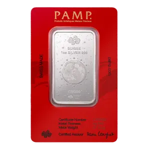 2025 1oz PAMP Silver Bar - Year of the Snake (2)