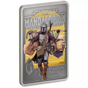 2022 1oz The Mandalorian - The Mandalorian Silver Poster Coin (2)