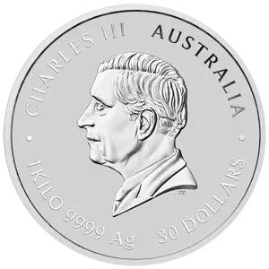 2027 1 kg Australian Perth Mint Silver Lunar Series III: Year of the Goat