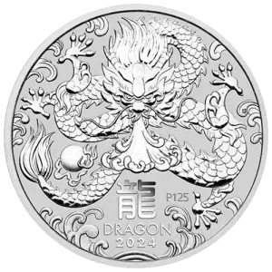 2024 5oz Australian Perth Mint Silver Lunar II: Year of the Dragon (2)