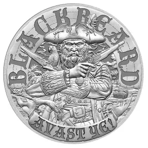 1 oz Blackbeard - Silver Round (2)