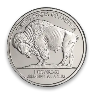 1oz Johnson Matthey / Stillwater Palladium Round