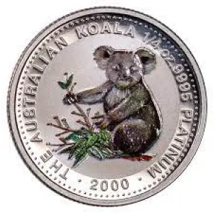 2000 1/4oz Australian Perth Mint Platinum Koala (2)