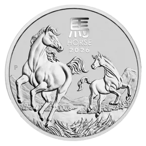 2026 2oz Australian Perth Mint Silver Lunar III: Year of the Horse (2)