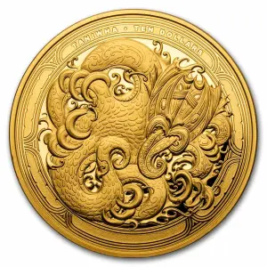 1 oz Gold Dwelling Taniwha: Water - Gold (2)