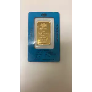 1oz Vintage PAMP Gold Bar - Fortuna