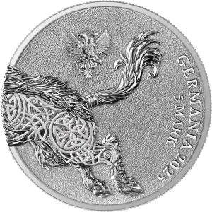 2025 1 oz Germania Beasts - Gullinbursti Silver Coin (2)