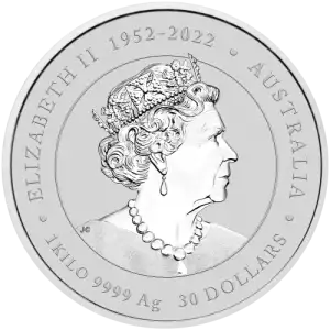 2024 1kg Australian Perth Mint Silver Lunar: Year of the Dragon (2)