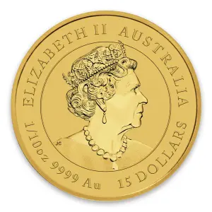 2021 1/10 oz Australian Gold Lunar Series: Year of the Ox (2)