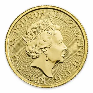 2019 1/4oz Britain Queen's Beast: The Yale of Beaufort (2)