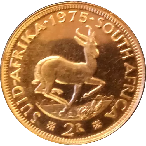 South Africa 2 Rand gold coin