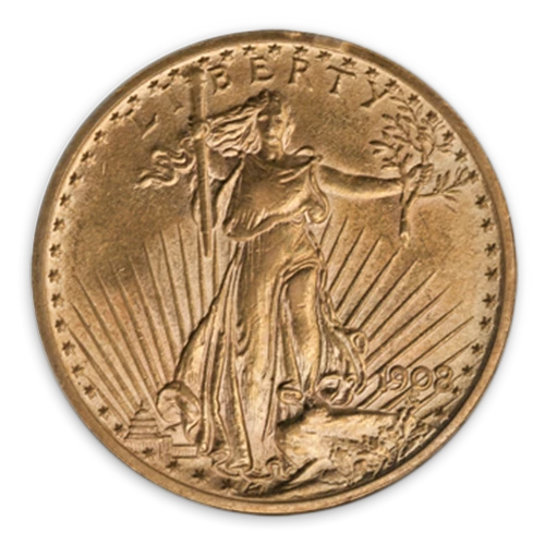 St. Gaudens $20 (1907 – 1933) - XF