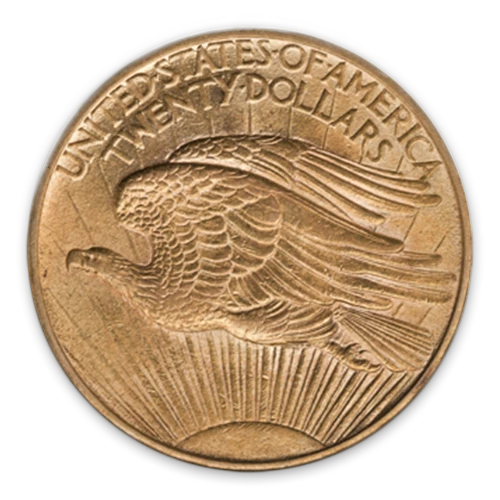 St. Gaudens $20 (1907 – 1933) - XF