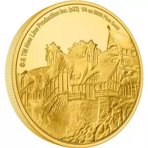 THE LORD OF THE RINGS - 2022 1/4oz Rivendell Gold Coin (2)